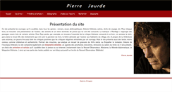 Desktop Screenshot of pierrejourde.fr