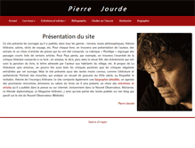 Tablet Screenshot of pierrejourde.fr